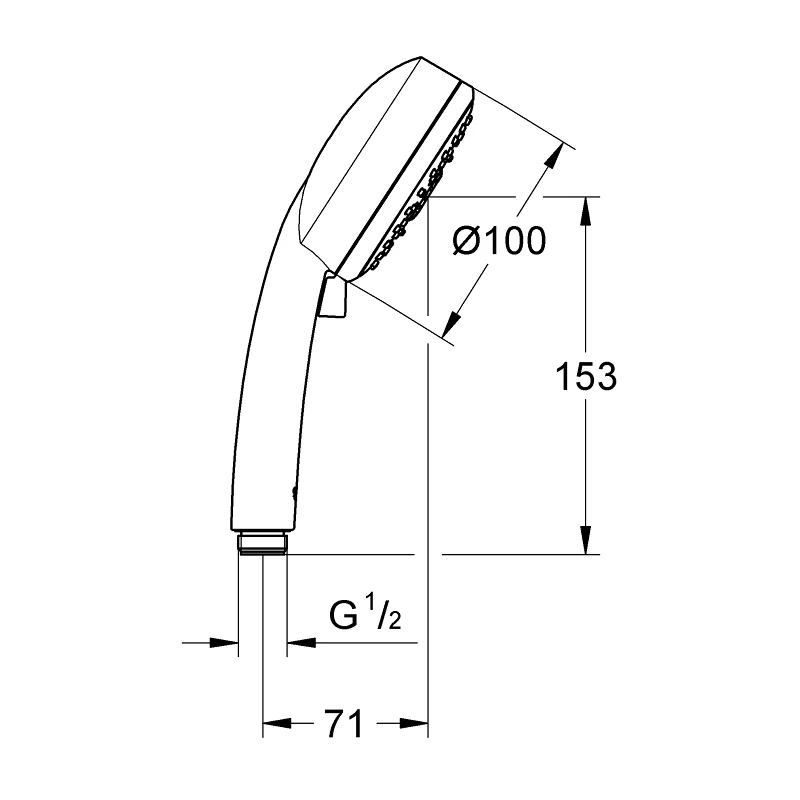 Grohe Tempesta Cosmopolitan 100 Hand Shower 4 Sprays 27575 - Image 2