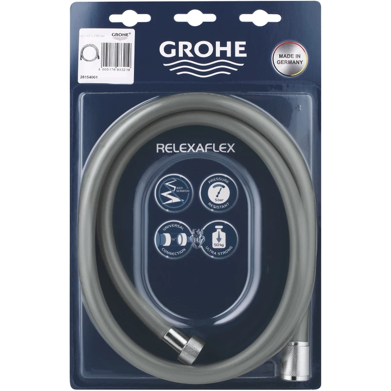 Grohe Relexaflex Shower Hose 1750mm 28154 Chrome - Image 2
