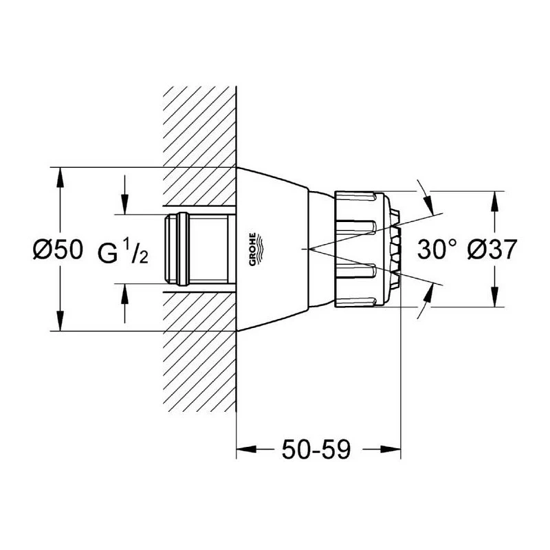 Grohe Relexa Plus Side Shower 2 Sprays 28286 - Image 2