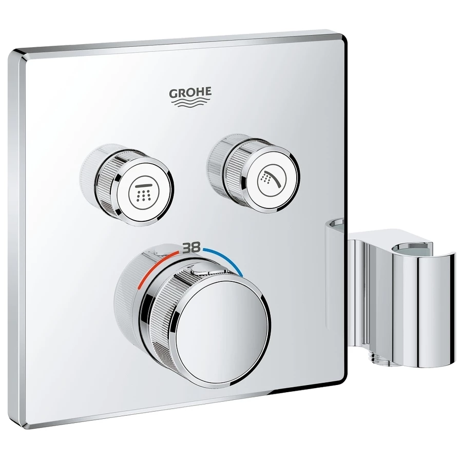 Grohe Smartcontrol Thermostat With 2 Valves & Holder 29125