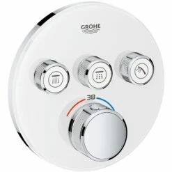 Grohe Smartcontrol Thermostat With 3 Valves 29904 Moon White
