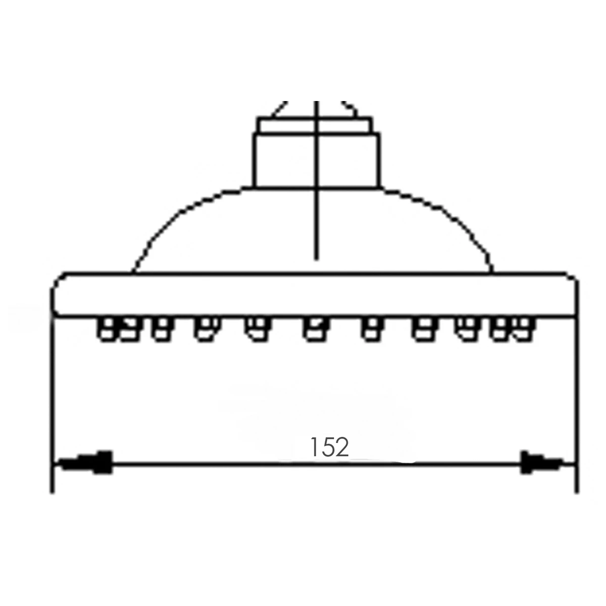 Hudson Reed Fixed Shower Head - Image 2
