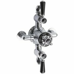 Hudson Reed Black Topaz Triple Exposed Shower Valve