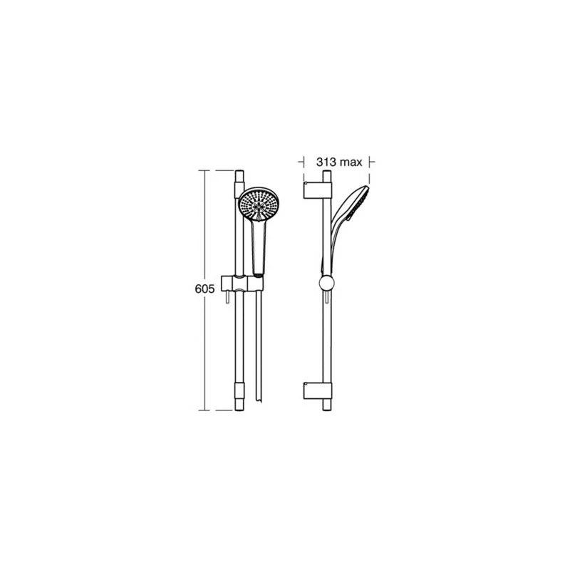 Ideal Standard Idealrain Pro M3 Shower Kit B9834 - Image 2