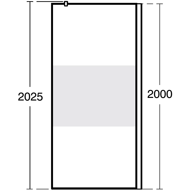 Ideal Standard Synergy Freedom Wetroom Panel 1200mm L6182 - Image 2