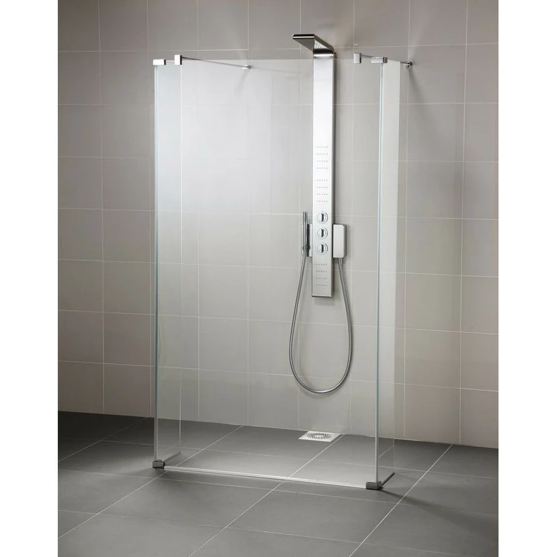 Ideal Standard Synergy 800mm Wet Room Panel L6222 Bright Silver - Image 2
