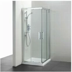 Ideal Standard Synergy 800mm Corner Entry Enclosure L6280 Silver