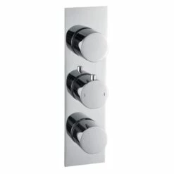 Iona Sphere 3 Outlet Slim Plate Triple Shower Valve