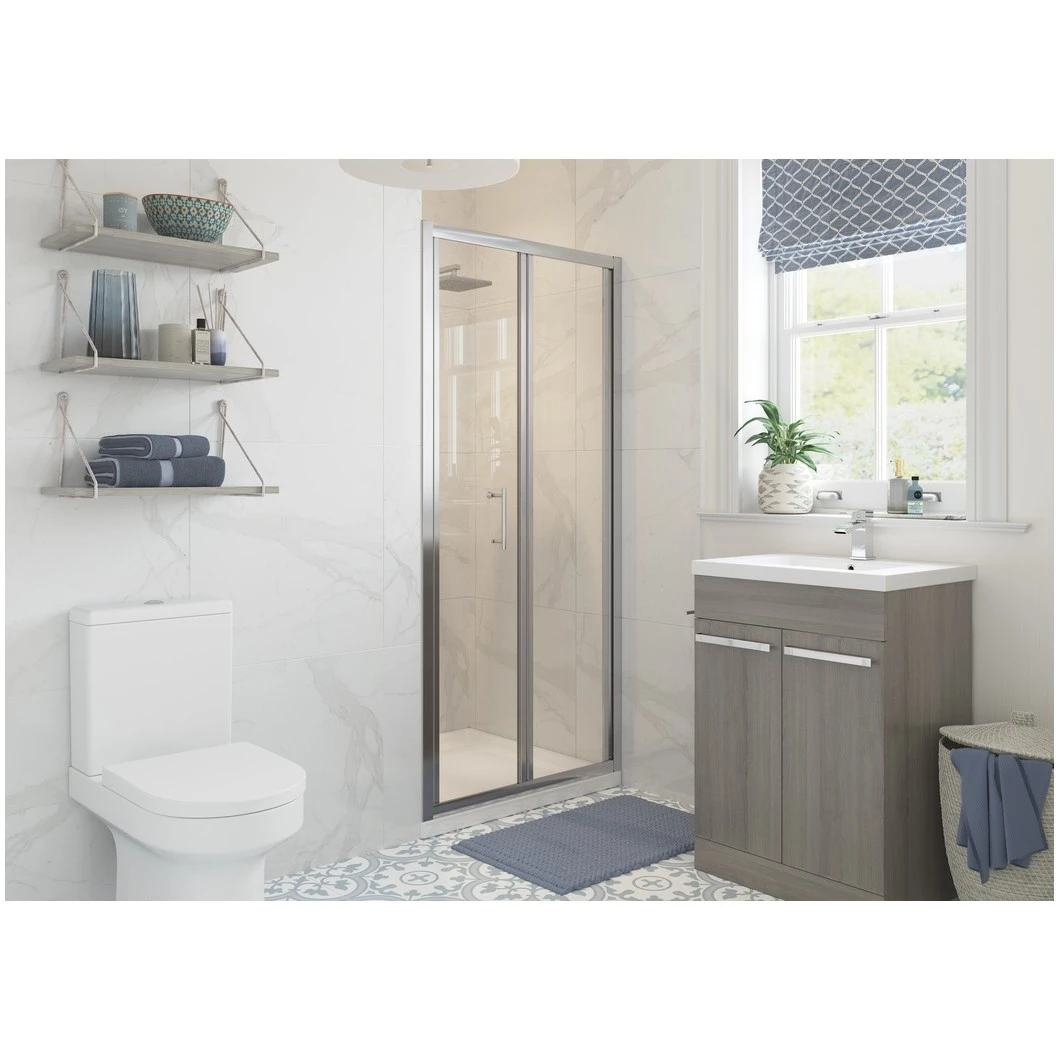 Refresh Classique Framed 900mm Bi-Fold Shower Door