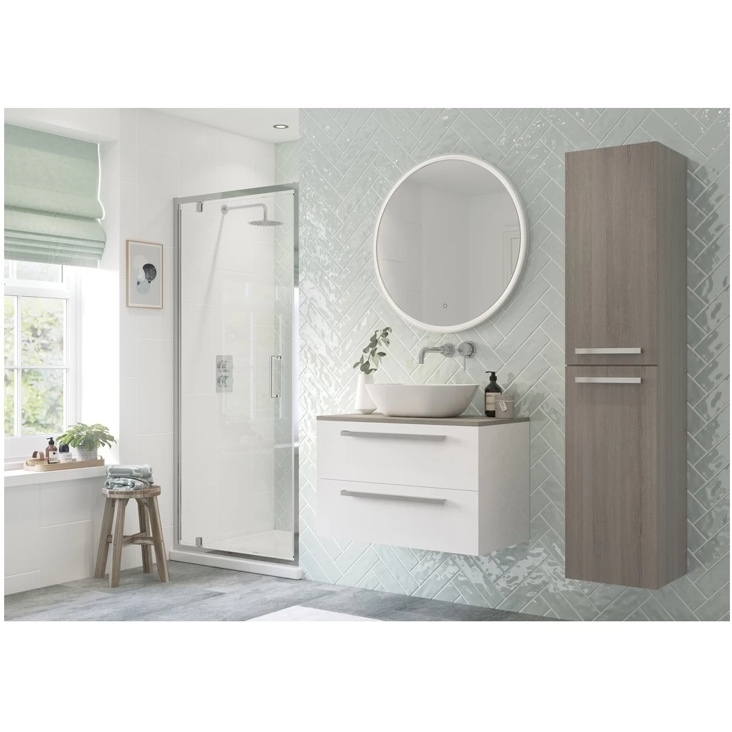 Refresh Dove Framed 800mm Pivot Shower Door