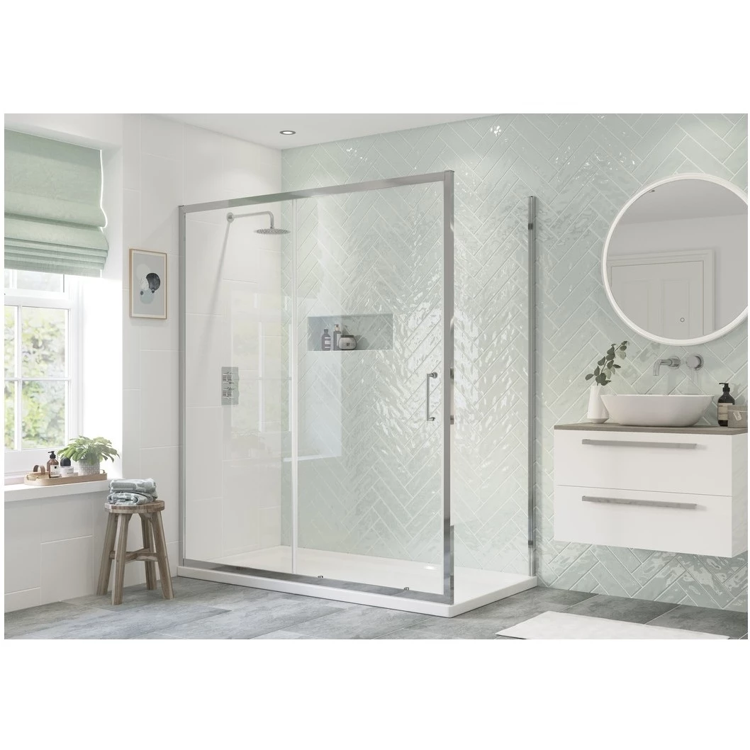 Refresh Dove Framed 1500mm Sliding Shower Door - Image 2