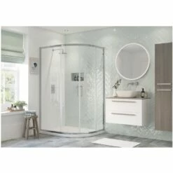 Refresh Dove Framed 1200x900mm 2 Door Offset Quadrant Enclosure