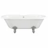 Iona Master Freestanding 2 Hole Bath White