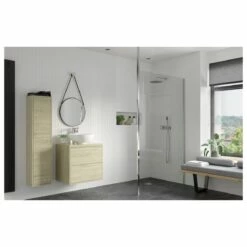 Refresh Wesley Wetroom Panel & Floor-to-Ceiling Pole 900mm
