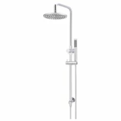 Meir Round Combination Shower Rail With 200mm Head Chrome
