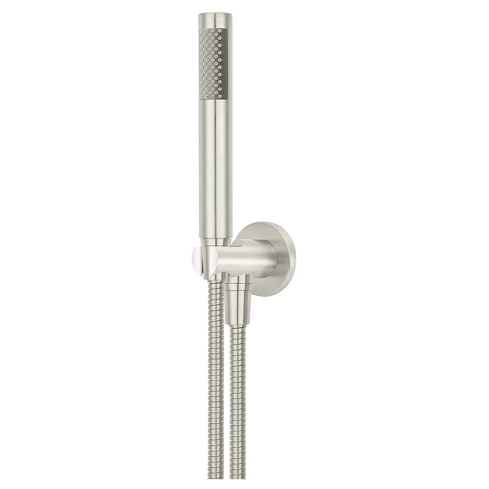 Meir Round Hand Shower On Fixed Bracket PVD Brushed Nickel