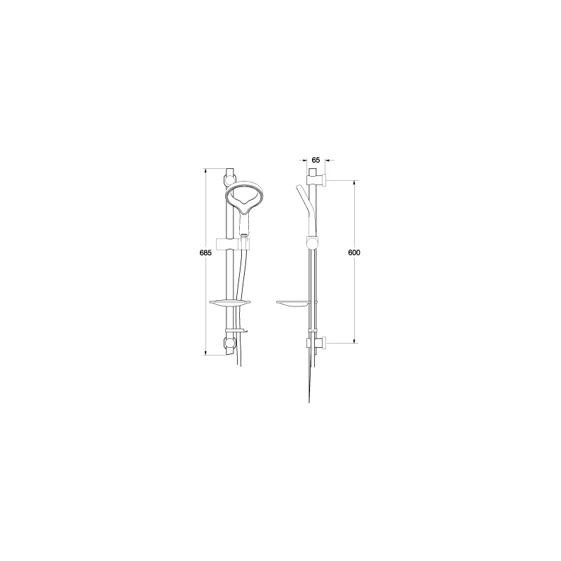 Methven Aurajet Aio Easy Fit Shower Kit - Image 2