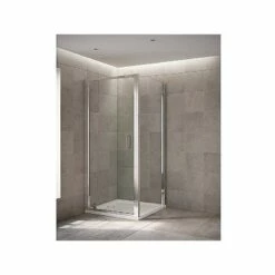 Mira Leap Pivot Door 900mm Silver