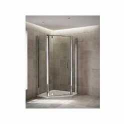 Mira Leap Pentagon Panels 1200 X 900mm Silver