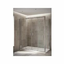 Mira Leap Double Slider Panels 1700mm Silver