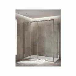 Mira Leap Double Sliding Doors Silver