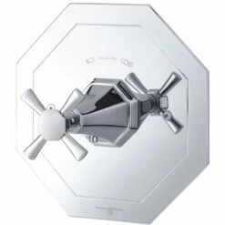 Perrin & Rowe Deco Cross Concealed Thermostatic Shower No Flow Control