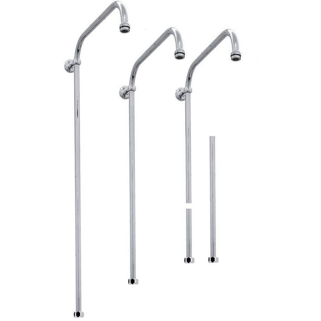 Perrin & Rowe Fixed Riser 800 X 400mm Pewter