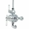 Perrin & Rowe Exposed Thermostatic Shower With Levers Gold