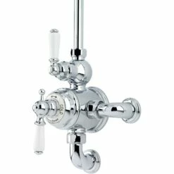 Perrin & Rowe Exposed Thermostatic Shower With Levers Gold