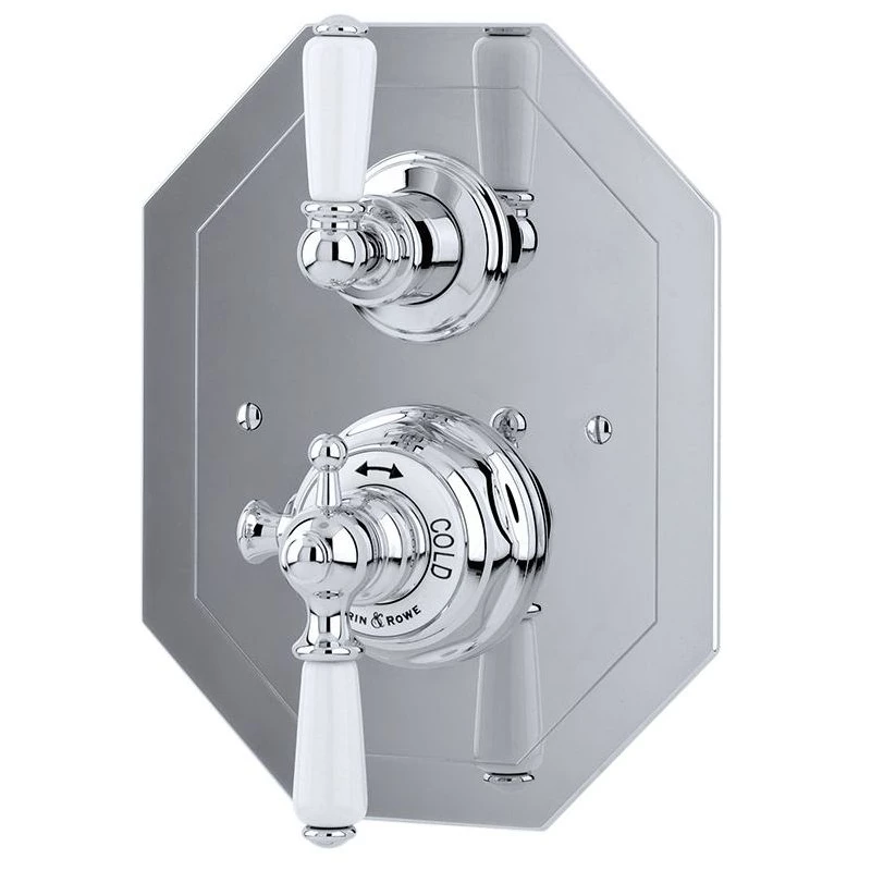 Perrin & Rowe Concealed Thermostatic Shower Mixer Chrome
