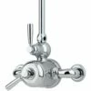 Perrin & Rowe Contemporary Exposed Shower Mixer, Pewter