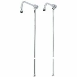 Perrin & Rowe Split Risers 800mm For Riser Diverter Nickel