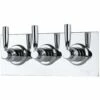 Perrin & Rowe Contemporary Lever Concealed Mixer With 2 Valves Pewter