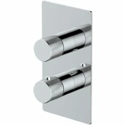 RAK Amalfi Single Outlet, 2 Handle Thermostatic Valve Chrome