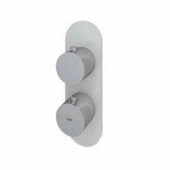 RAK Feeling Thermostatic Round Single Outlet Shower Valve Greige