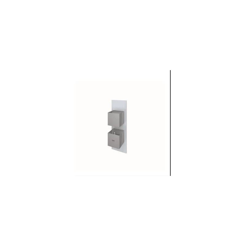 RAK Feeling Square Single Outlet Thermostatic Shower Valve Cappuccino