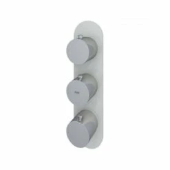 RAK Feeling Round Dual Outlet Concealed Shower Valve Greige