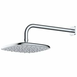 RAK Petit Square Wall Mounted Rain Shower Head Chrome