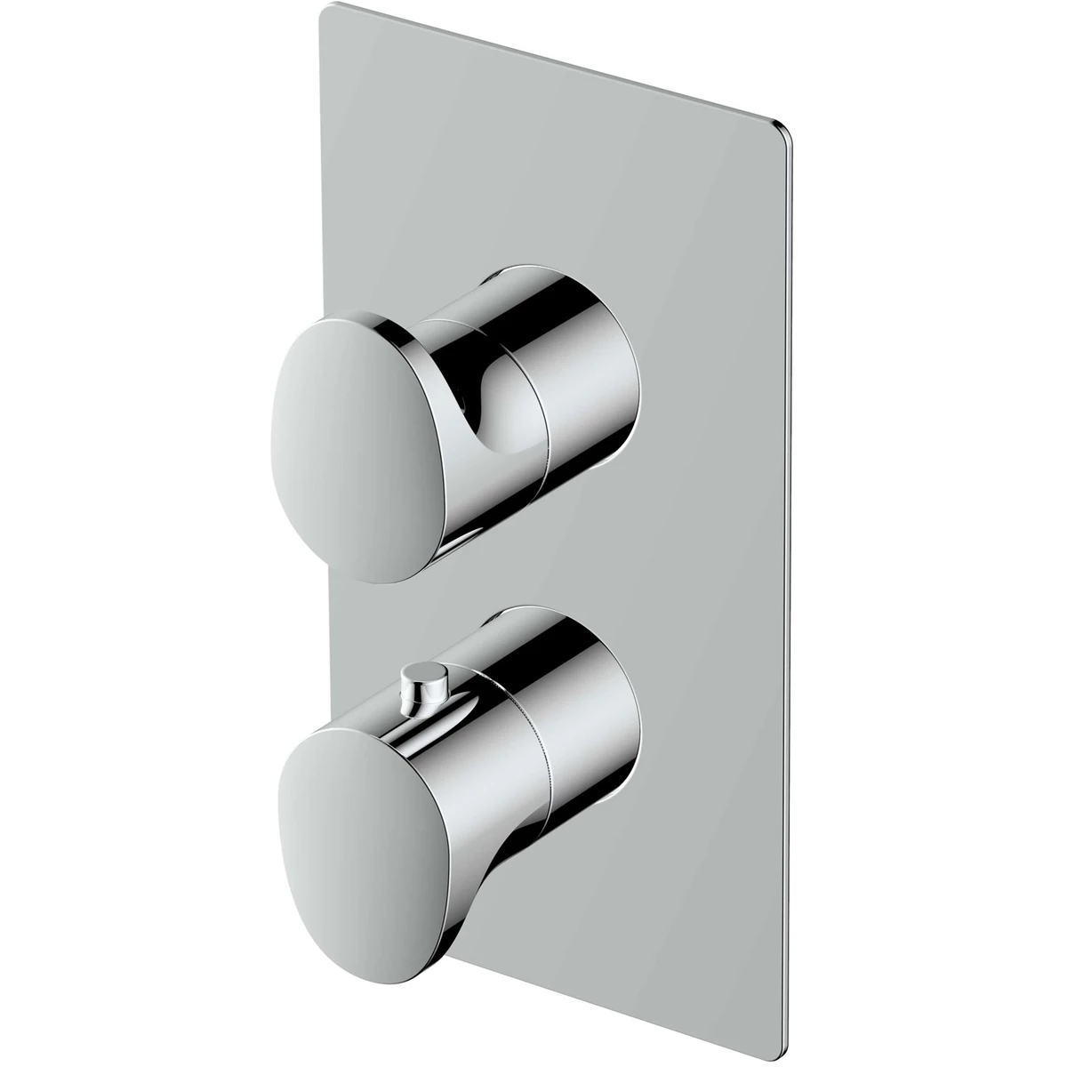 RAK Single Outlet, 2 Handle Thermostatic Shower Valve Chrome