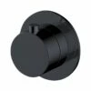 RAK Petit Round 2 Outlet Concealed Diverter Matt Black