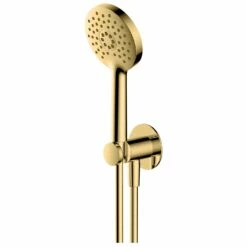 RAK Petit Round Wall Mounted Shower Set Brushed Gold