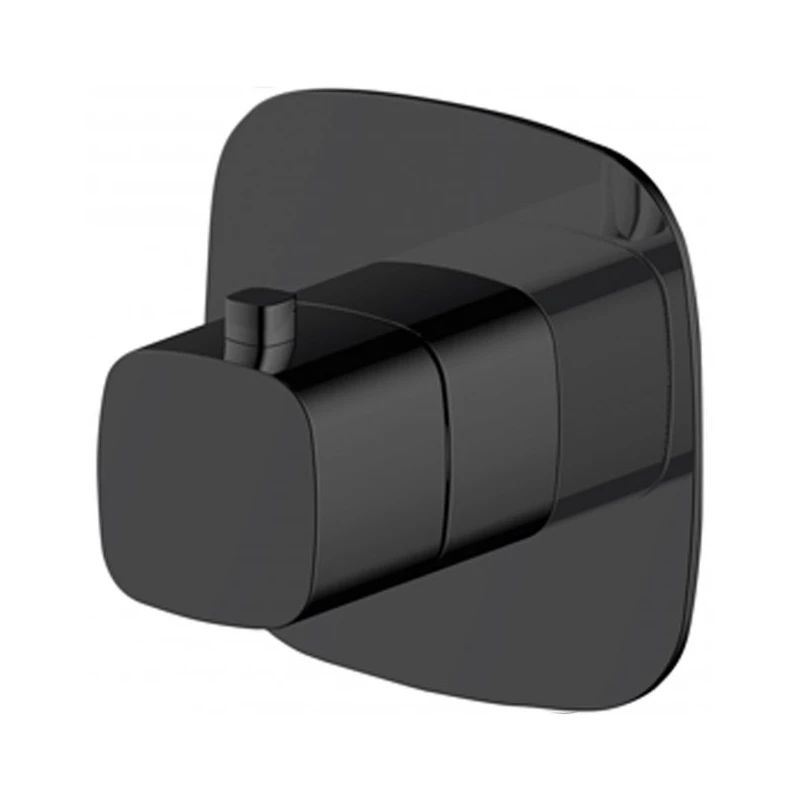 RAK Petit Square Thermostatic Concealed Shower Valve Matt Black