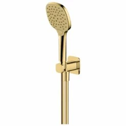 RAK Petit Square Wall Mounted Shower Set Brushed Gold