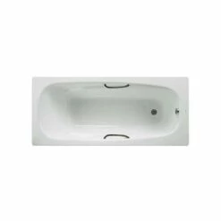 Roca Carla Steel Bath 1700x700mm With Grip Holes No Taphole