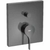 Roca Insignia Built In Bath Shower Mixer Titanium Black