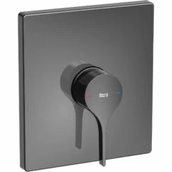 Roca Insignia Built In Shower Mixer 1 Outlet Titanium Black