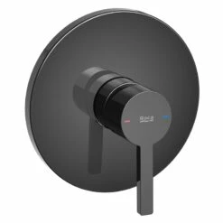 Roca Naia Built In Shower Mixer 1 Outlet Titanium Black