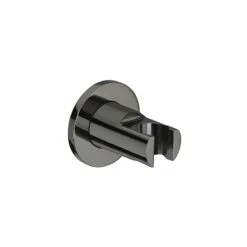 Roca Wall Round Shower Bracket Titanium Black