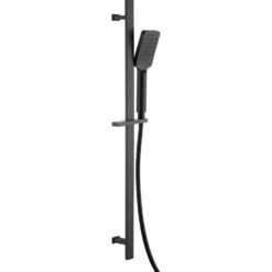Synergy Black Square Shower Slider Rail Kit