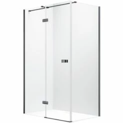 Synergy Vodas 8 1200mm Left Hand Black Stella Hinged Door